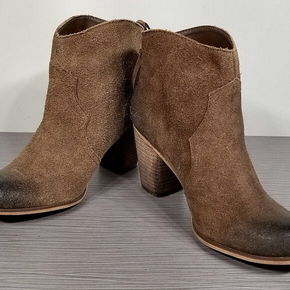 BP. 'Trott' Bootie, Cognac Suede, Womens Size 9.5 M - Picture 4 of 9